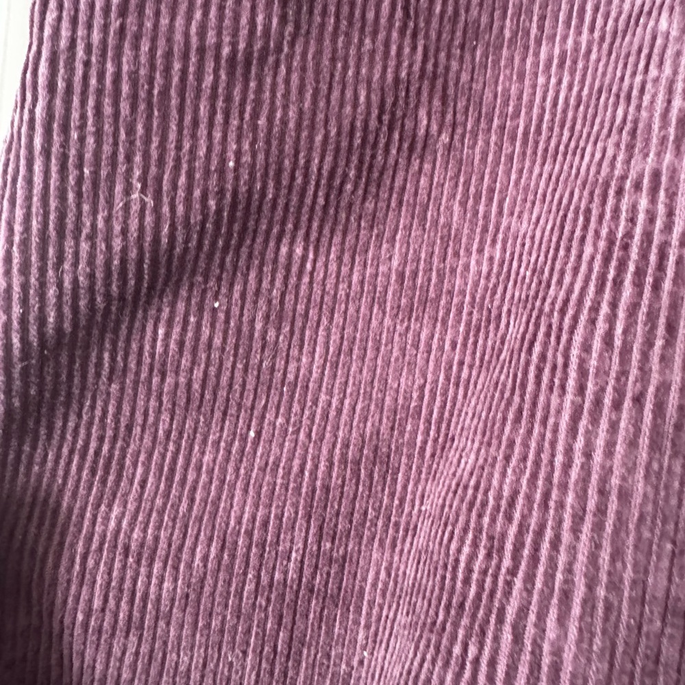 💜 Lucy & Yak Drew Trousers - Organic Corduroy, Plum Perfect - Women's Size 22 - Picture 2 of 7